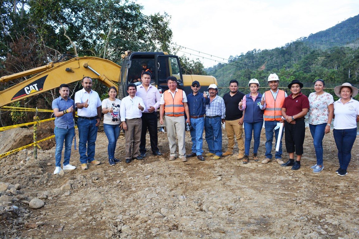 En este momento estás viendo Prefectura inicia la construcción del puente carrozable en San Miguel de La Hueca