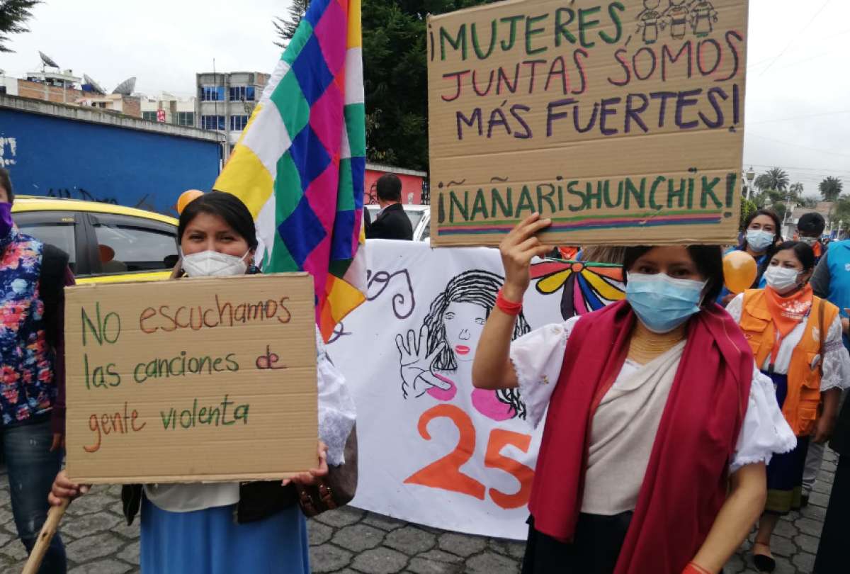 En este momento estás viendo Histórico: Se realizó la primera marcha de mujeres indígenas por la eliminación de la violencia