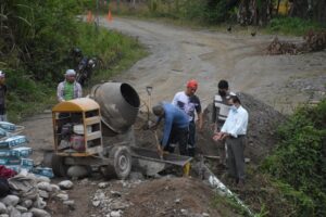 Lee más sobre el artículo Alcaldía de Palanda realiza el embaulado en quebrada “Las Guadúas”