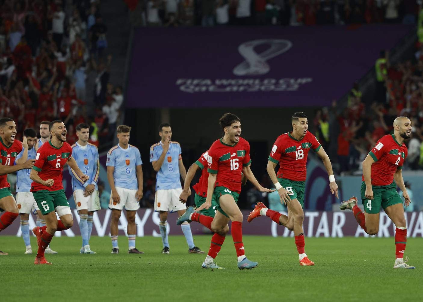 En este momento estás viendo ¡Cae un gigante! Marruecos golpea a España en los penales y toma vuelo directo a cuartos de final de Qatar 2022