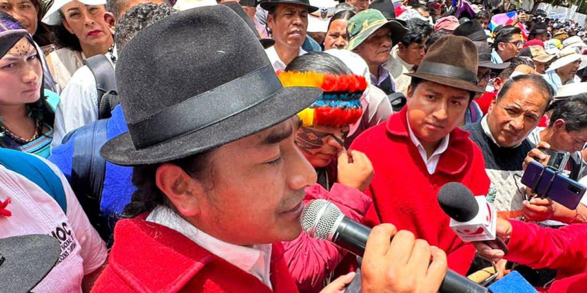 En este momento estás viendo Muerte cruzada en Ecuador: Leonidas Iza dice que Lasso dio un cobarde autogolpe de Estado