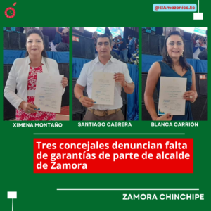 Lee más sobre el artículo Tres concejales denuncian falta de garantías de parte de alcalde de Zamora
