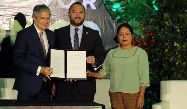 Ecuador anuncia la creación del Biocorredor amazónico
