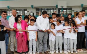 Lee más sobre el artículo GAD Municipal de Zamora inauguró una cubierta en un centro educativo de la parroquia Guadalupe.