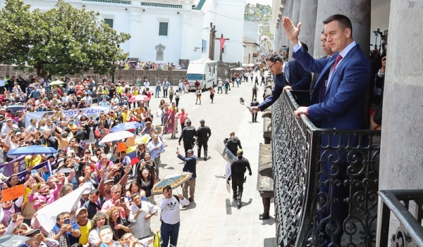 En este momento estás viendo ¡Llegó el día! Hoy Daniel Noboa jura como presidente de Ecuador