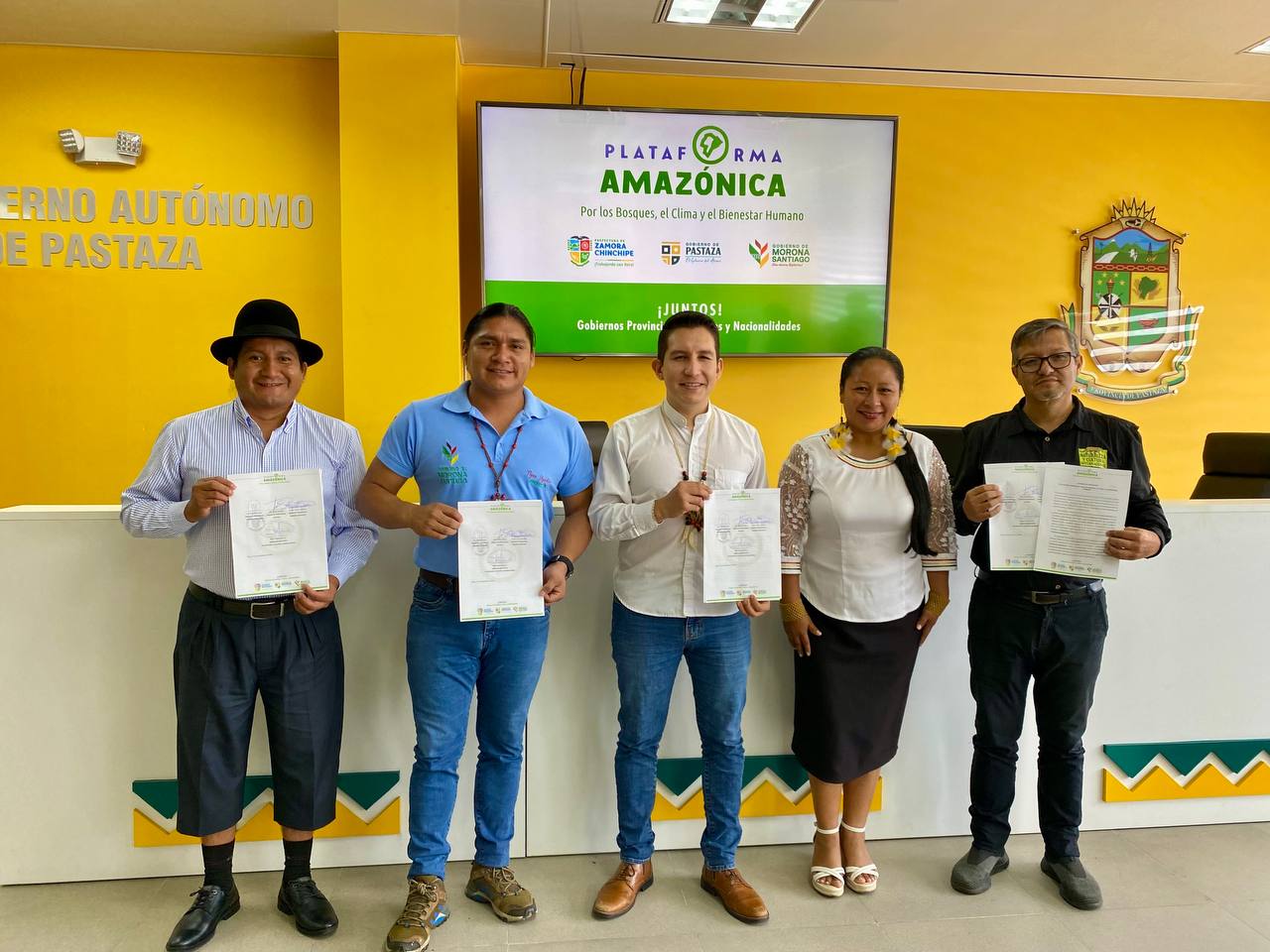 Lee más sobre el artículo La Prefectura ratifica apoyo y trabajo con la Plataforma Amazónica