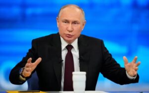 Lee más sobre el artículo Vladimir Putin dijo que la invasión rusa a Ucrania seguirá adelante