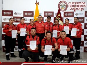 Lee más sobre el artículo Cuerpo de Bomberos Zamora cuenta con nuevo personal operativo y administrativo