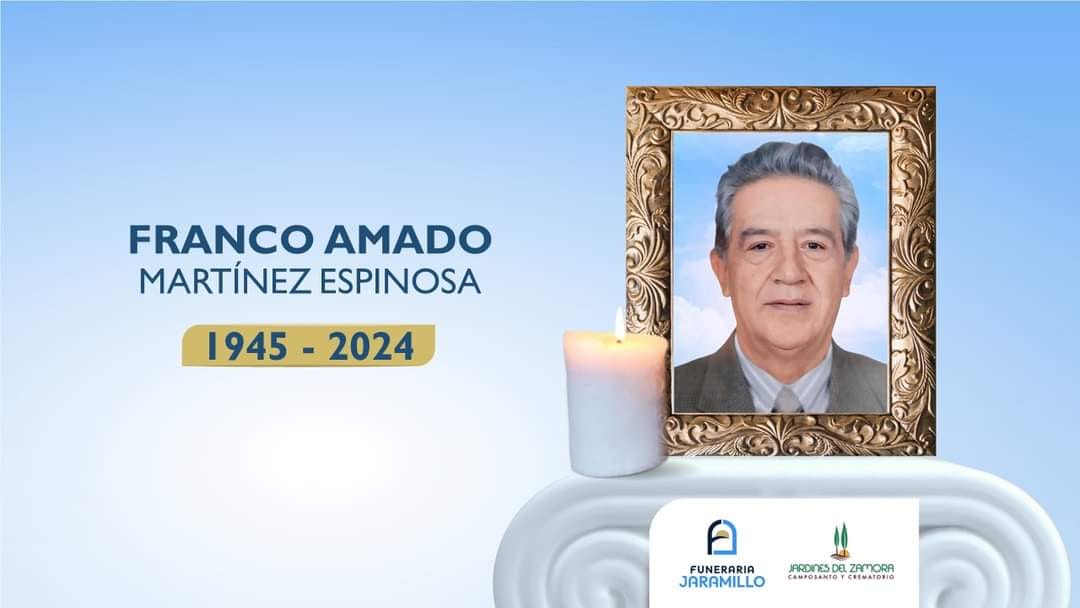 Fallecimiento de Franco Amado Martínez Espinosa conmociona a la comunidad