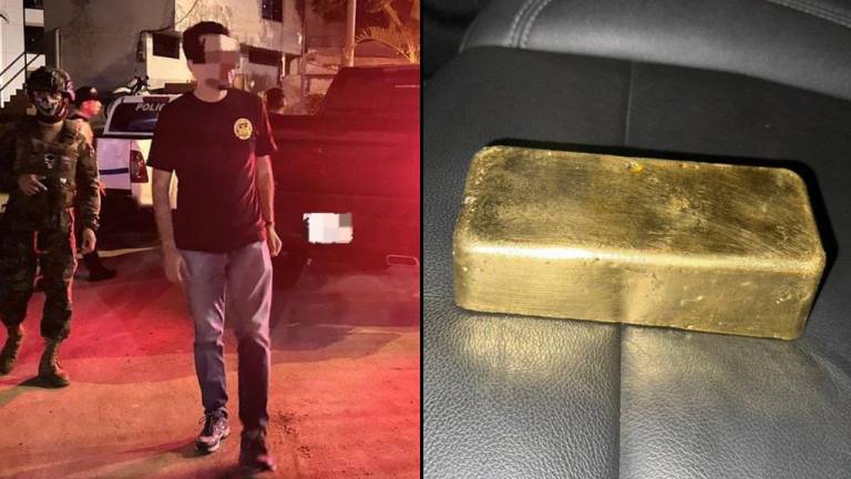 En este momento estás viendo Detienen a un hombre en Ecuador que viajaba con un lingote de oro de 250.000 dólares