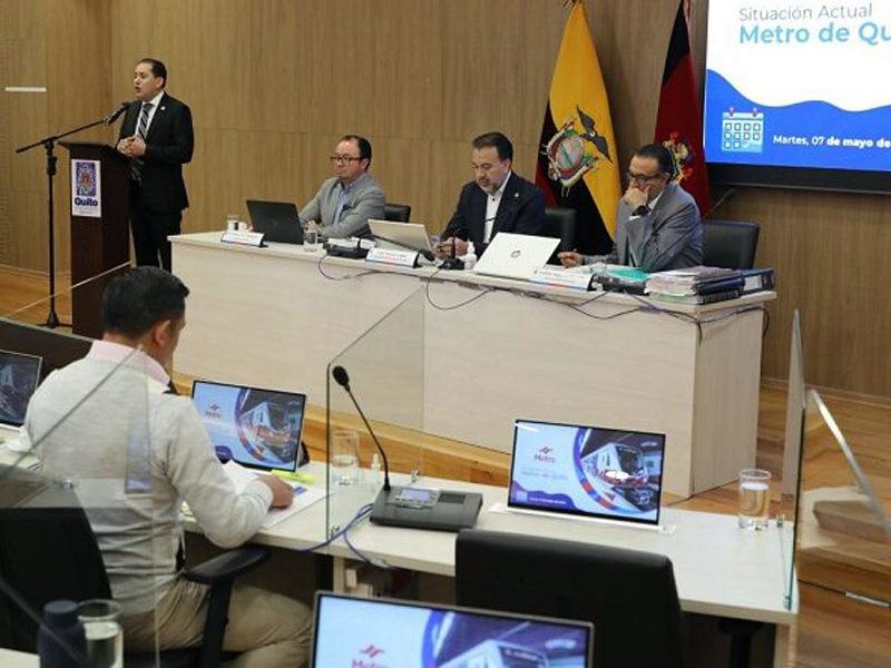 En este momento estás viendo Concejo Metropolitano autoriza la mediación con el Consorcio CAF Metro de Quito