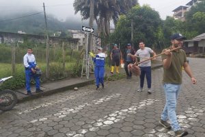 Minga de Limpieza en el Cantón Chinchipe para la Recuperación de Espacios Públicos