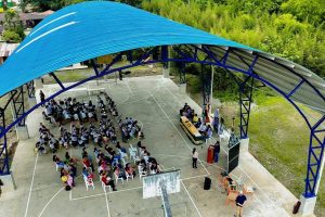 Timbara celebra la inauguración de cubierta para cancha de uso múltiple en la escuela Ismael Apolo