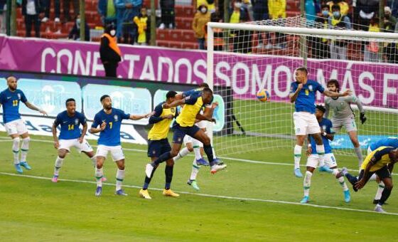 Ecuador y Brasil empatan 1 – 1 en Quito