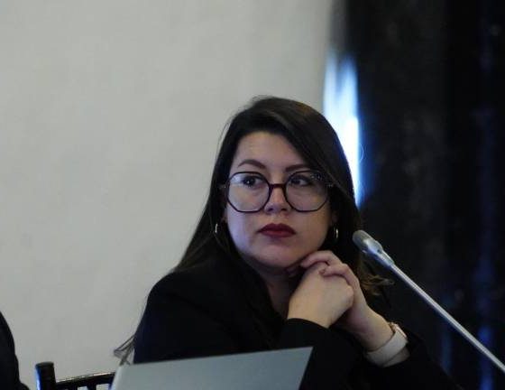 Asamblea abre juicio político contra exministra Andrea Arrobo, a quien Noboa acusó de crisis eléctrica