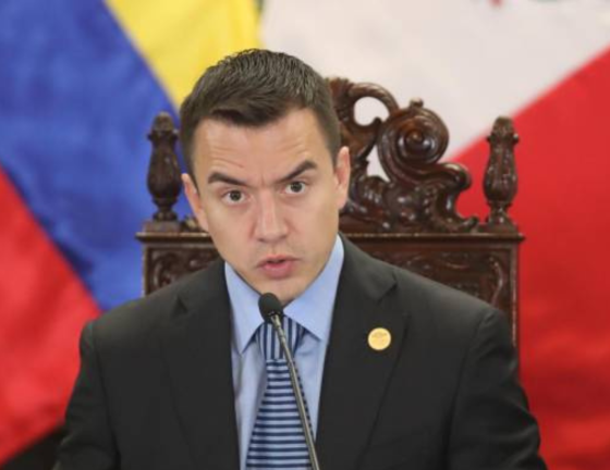 Daniel Noboa afirma que existen dos mil hectáreas de plantaciones de coca en Ecuador
