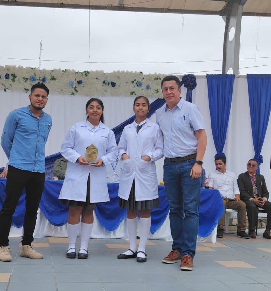 Estudiantes de la U.E Primero de Mayo obtienen el segundo lugar en Feria de Ciencia y Tecnología