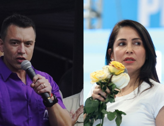 Daniel Noboa y Luisa González no debatirán en el mismo horario; CNE define orden del debate presidencial