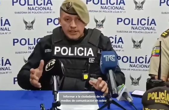 Persecución y captura: Policía arrinconó a sospechoso armado en operativo de alto impacto en Loja