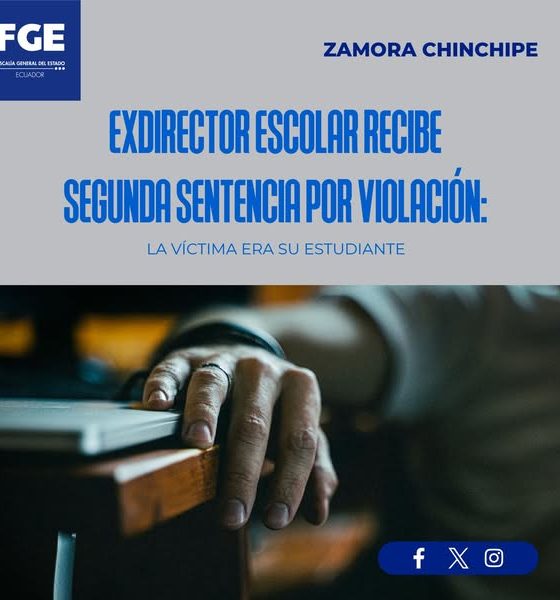 Exdirector de escuela de Zumbi recibe segunda sentencia por violación