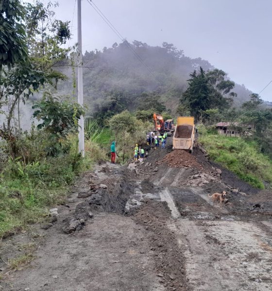 “Emergencia vial en San Andrés: derrumbes bloquean el acceso a una de las parroquias más productivas de Chinchipe”