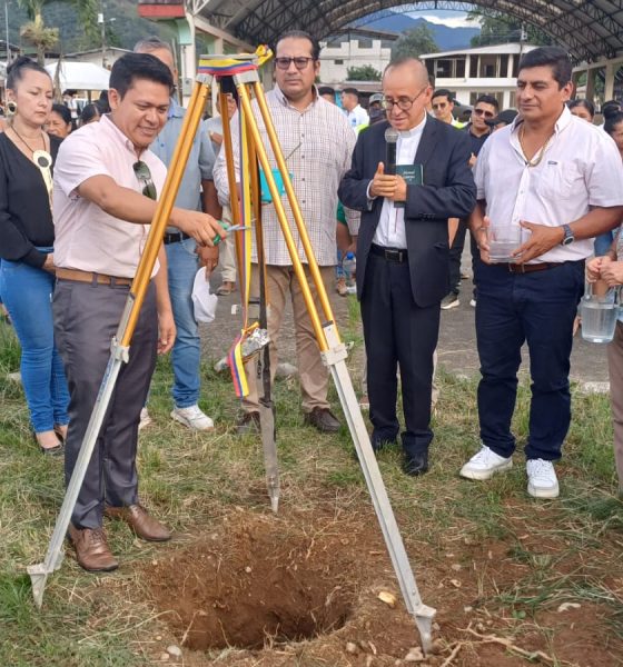 Gobierno Nacional y GAD parroquial inician construcción del Parque Central de Nambija Bajo con inversión de $583.774,35