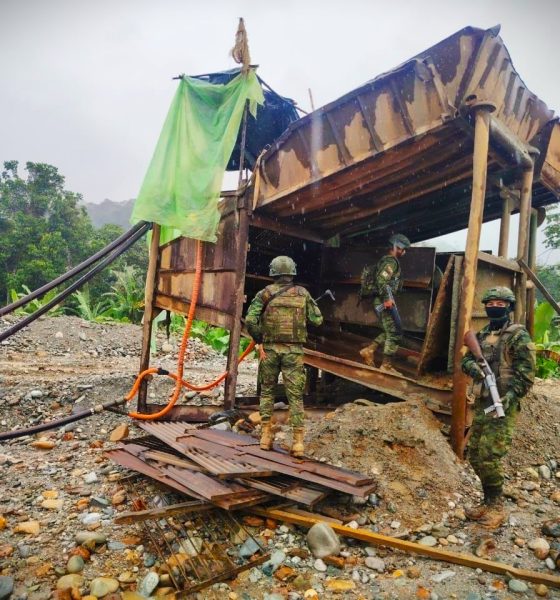 Ejército asesta nuevo golpe a la minería ilegal en Zamora Chinchipe