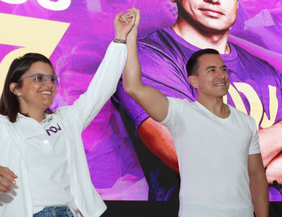 CNE proclama oficialmente a Daniel Noboa y María José Pinto como presidente y vicepresidenta de Ecuador