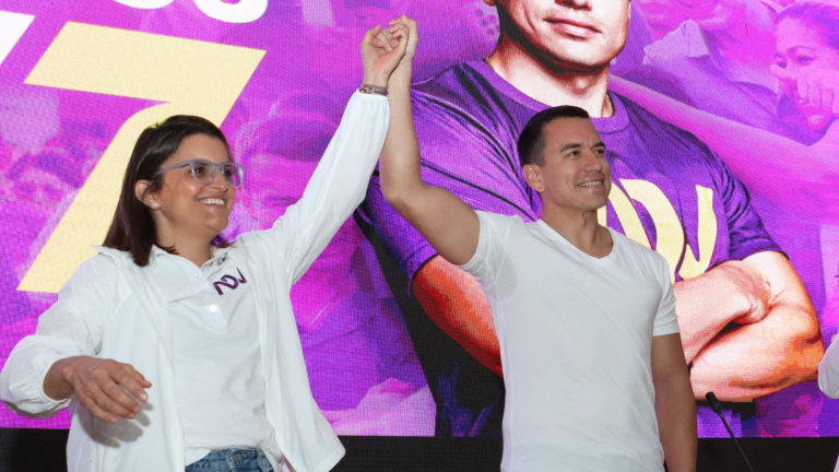 CNE proclama oficialmente a Daniel Noboa y María José Pinto como presidente y vicepresidenta de Ecuador
