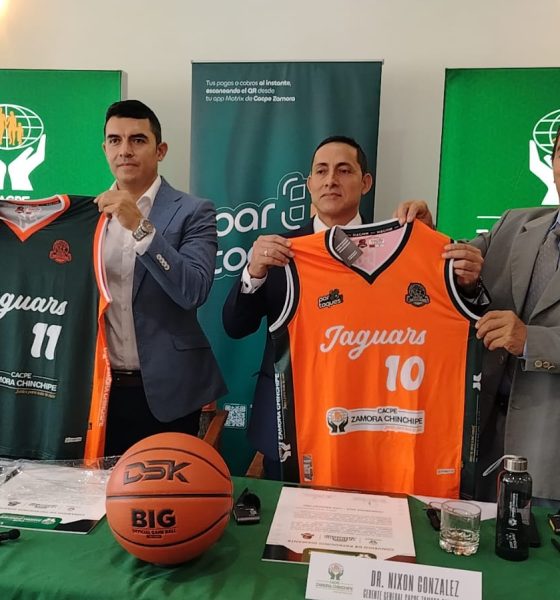 Cacpe Zamora y Club Deportivo Zamora Jaguars formalizan convenio para la temporada 2025 de la Liga Básquet Pro