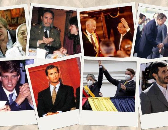 Los invitados que han marcado las posesiones presidenciales de Ecuador: desde Fidel Castro hasta Rosalynn Carter