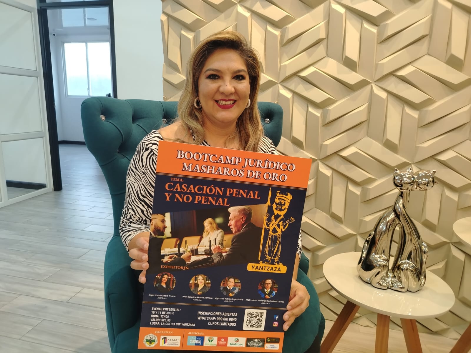 Colegio de Abogados de Zamora Chinchipe organiza el Bootcamp Jurídico «Macharos de Oro» con participación de magistrados nacionales