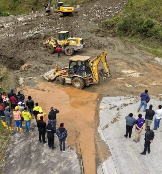 “Cruzada por Zamora Chinchipe: logran habilitar el paso en la Loja-Zamora hasta Sabanilla tras deslaves”