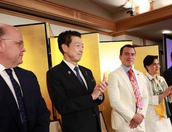 Daniel Noboa en Japón: Suzuki confirma donación de becas y vehículos para jóvenes ecuatorianos