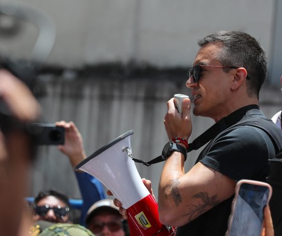 Así fue la primera marcha con la que el presidente Daniel Noboa midió la capacidad de movilización de su gobierno