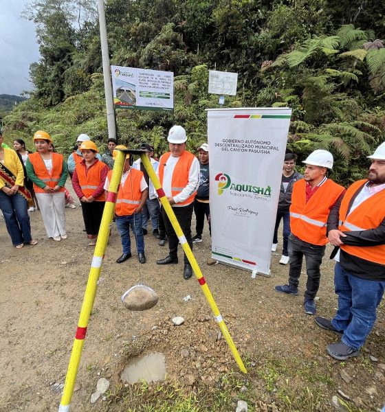 GAD Municipal de Paquisha inicia construcción de puente sobre la quebrada “Los Gallos” en el barrio Río Blanco