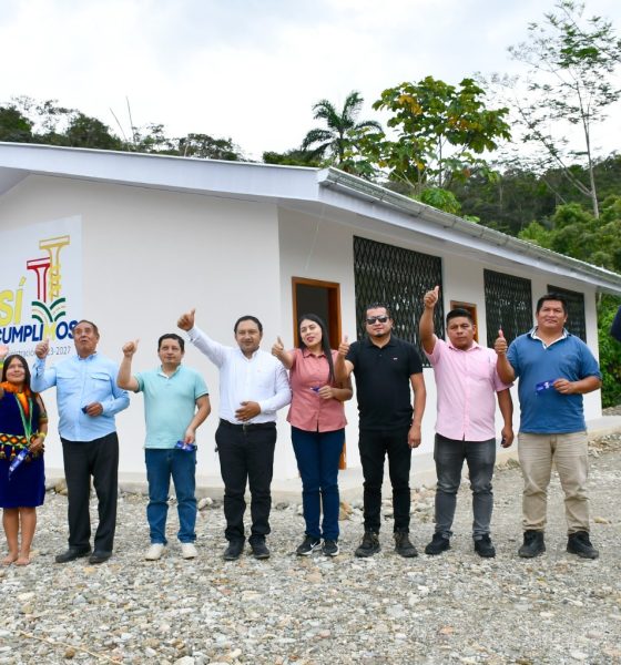 El Pangui inaugura centro comunitario y remodela estadio en El Remolino