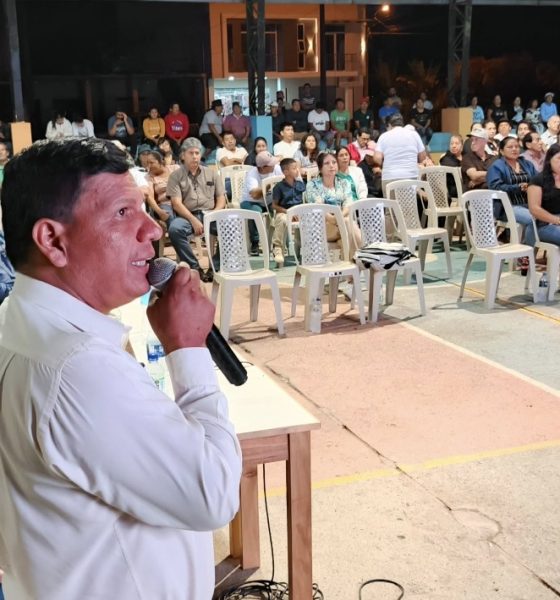 Socialización del proyecto de construcción del estadio en el barrio Piuntza, parroquia Guadalupe