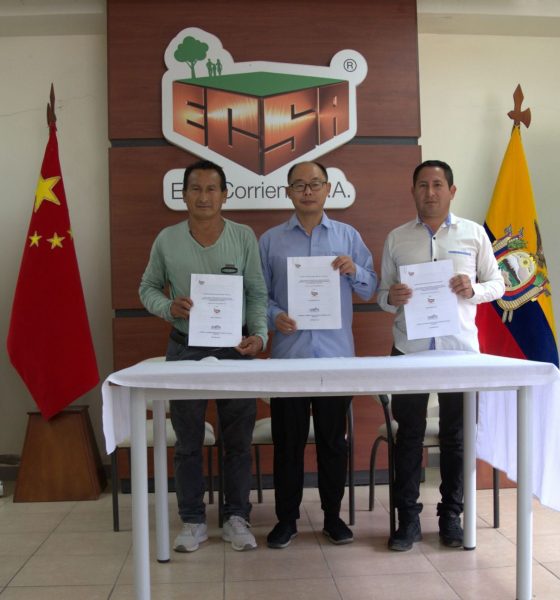 ECSA invierte más de USD 62 mil en infraestructura para el desarrollo de la parroquia Tundayme
