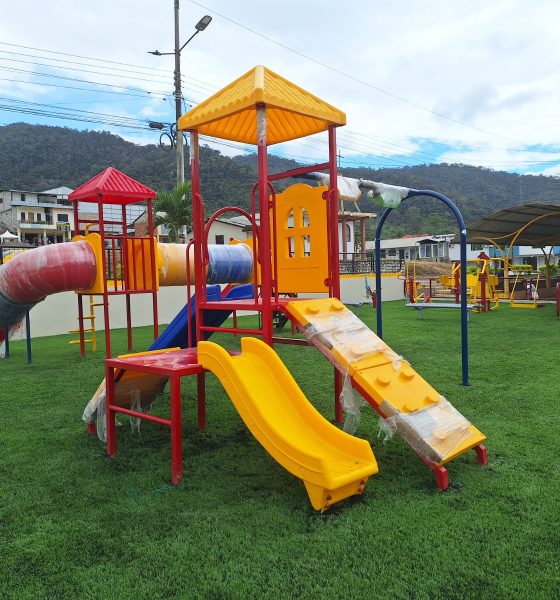 Tundayme cuenta con un renovado parque infantil