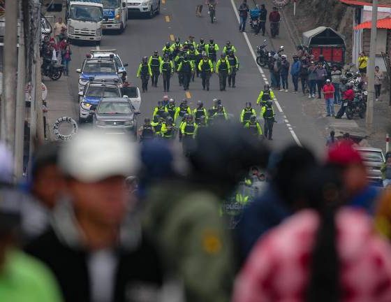 Venezolanos detenidos en las protestas entraron ilegalmente a Ecuador, según Ministerio del Interior