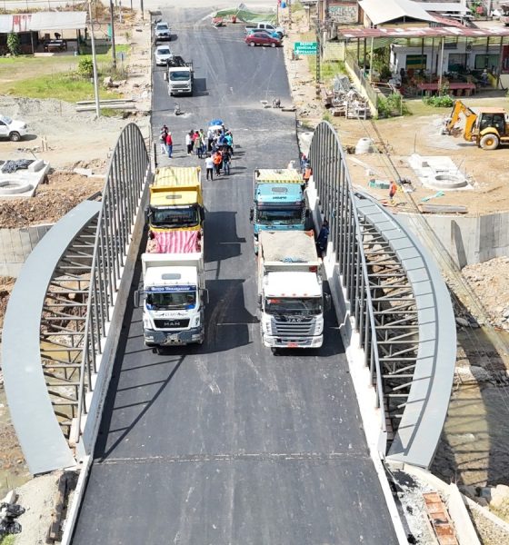 Prueba de carga en el puente sobre la quebrada Cayamatza garantiza seguridad y avance vial en El Pangui