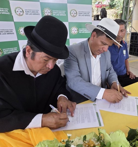 San Carlos de las Minas celebró 32 años con anuncios de obras y nuevos proyectos