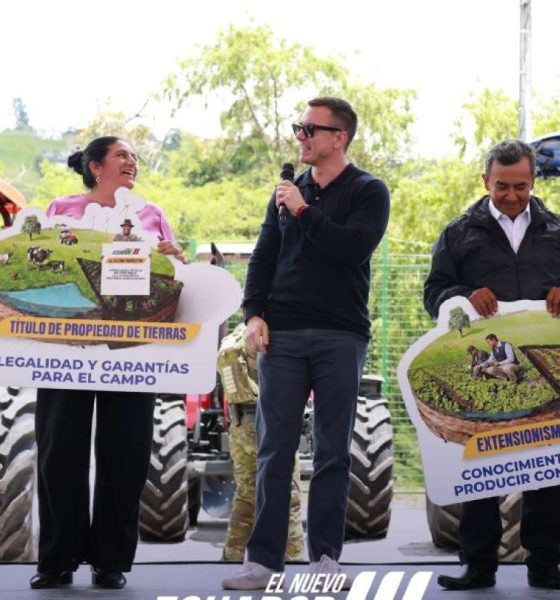 Presidente Noboa cumplió agenda agrícola en Loja