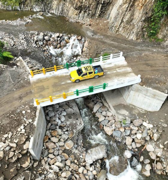 Puente sobre la quebrada Soracu, en Palanda, es una realidad
