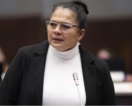 Con malestar, Sandra Figueroa, asambleísta de la RC5 renunció a comisión por pedido de su bancada