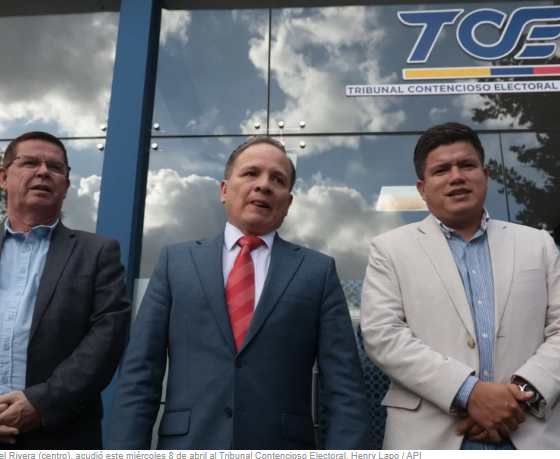 La Revolución Ciudadana pide a juez electoral que revoque su suspensión