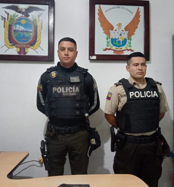 Policía Nacional ejecuta operativo en Yantzaza tras alerta por presuntas detonaciones de arma de fuego