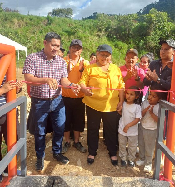 San Vicente de La Pituca Alto ya cuenta con puente peatonal