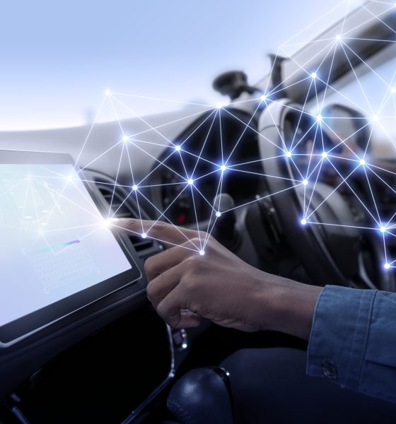 Gps system in a smart car